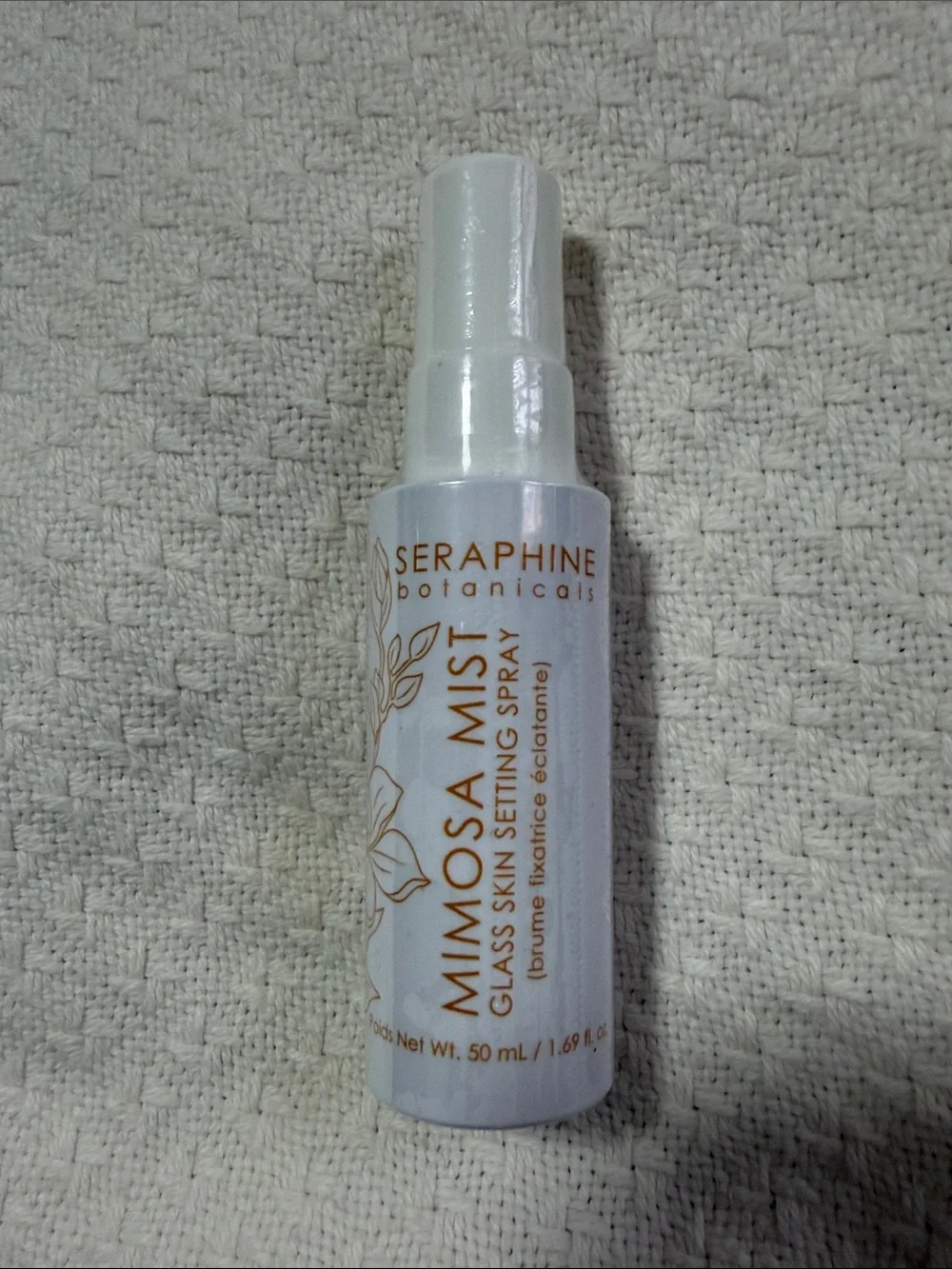Mimosa Mist Glass Skin Setting Spray - White